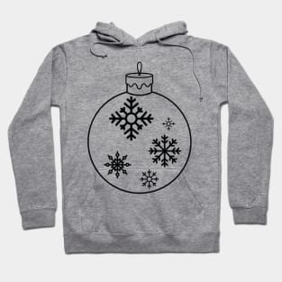 Christmas Ball - Snowflakes Hoodie